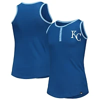 Girls Youth New Era Kansas City s Henley Tank Top