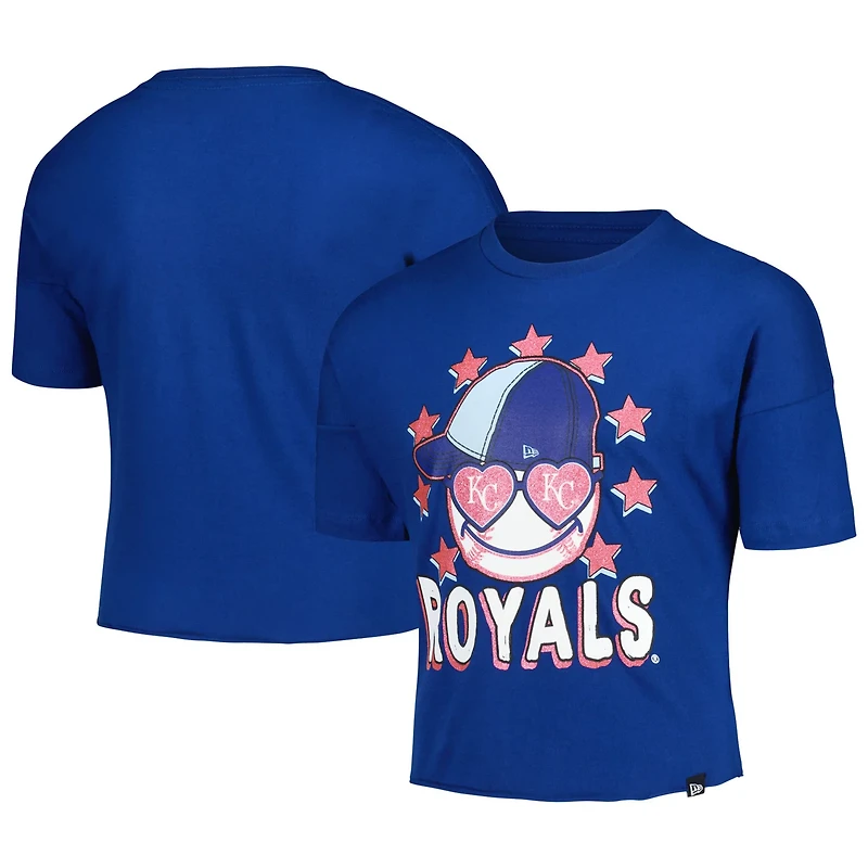 Girls Youth New Era Kansas City s Team Half Sleeve T-Shirt