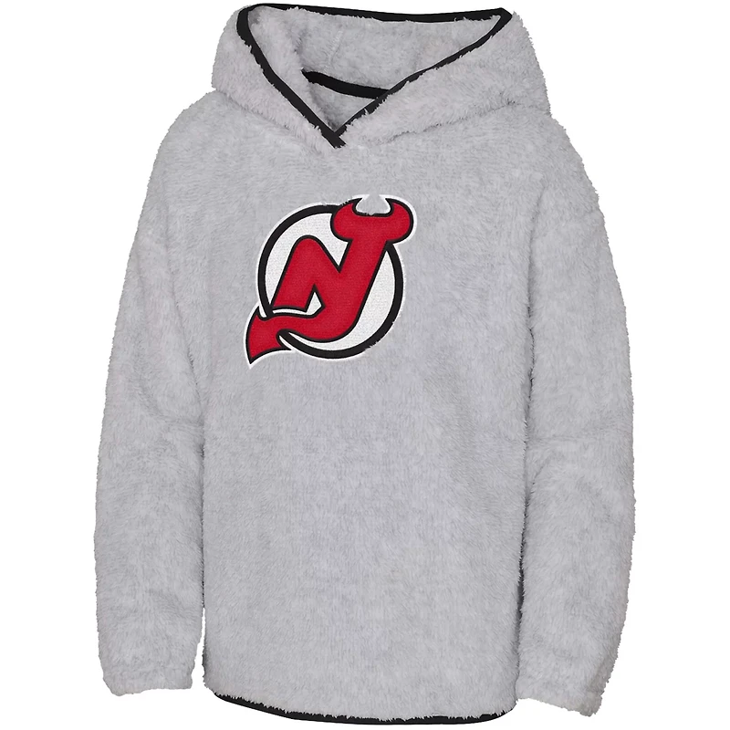Girls Youth New Jersey Devils Ultimate Teddy Fleece Pullover Hoodie