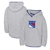 Girls Youth New York Rangers Ultimate Teddy Fleece Pullover Hoodie