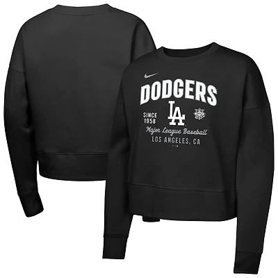 Girls Youth Nike Los Angeles Dodgers Fleece Sweatshirt