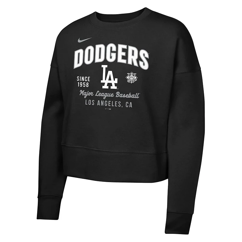 Girls Youth Nike Los Angeles Dodgers Fleece Sweatshirt