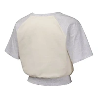 Girls Youth Philadelphia Phillies Curve Ball Fashion Raglan T-Shirt