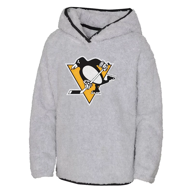 Girls Youth Pittsburgh Penguins Ultimate Teddy Fleece Pullover Hoodie