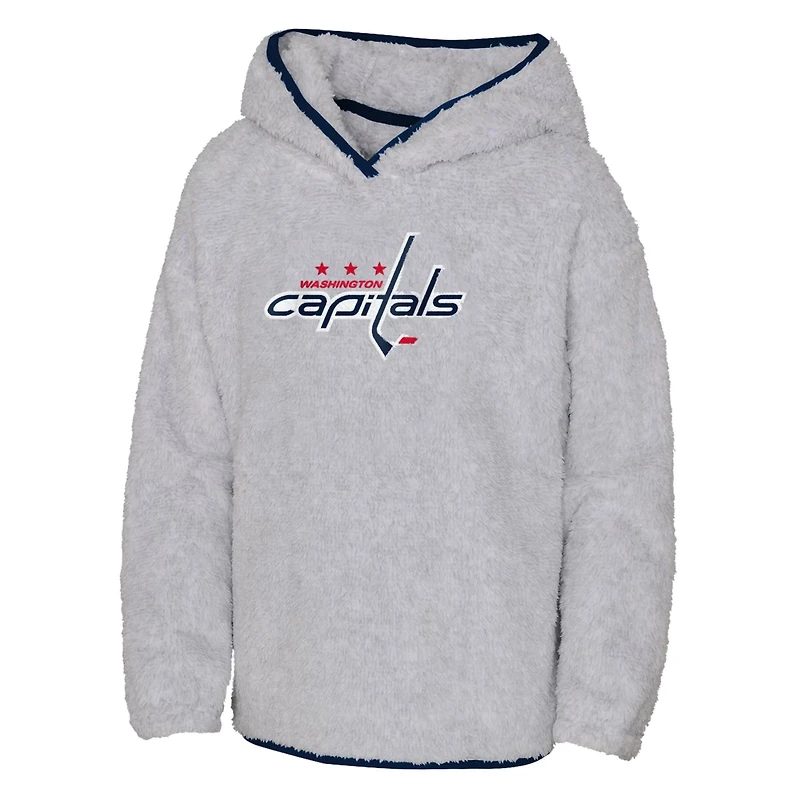 Girls Youth Washington Capitals Ultimate Teddy Fleece Pullover Hoodie