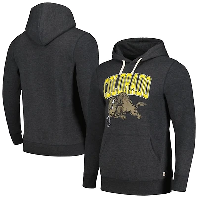 Homefield Colorado Buffaloes Tri-Blend Vintage Pullover Hoodie