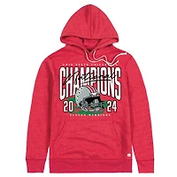 Homefield Ohio State Buckeyes College Football Playoff 2024 National Champions Tri-Blend Helmet Pullover Hoodie