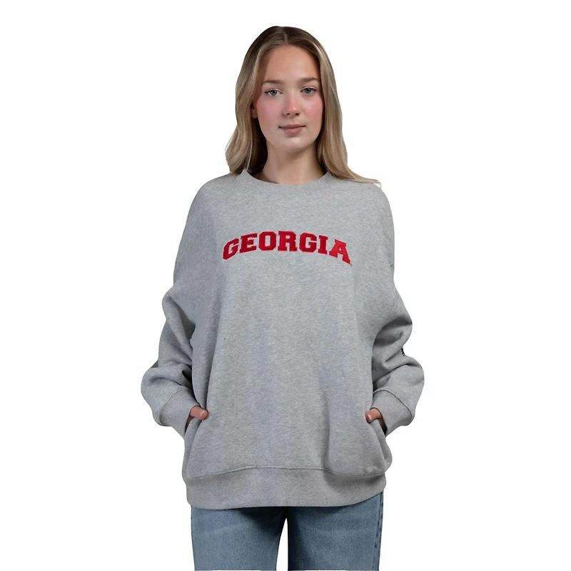Hype and Vice Georgia Bulldogs Offside Pullover Sweatshirt