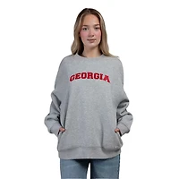 Hype and Vice Georgia Bulldogs Offside Pullover Sweatshirt