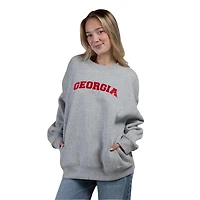 Hype and Vice Georgia Bulldogs Offside Pullover Sweatshirt