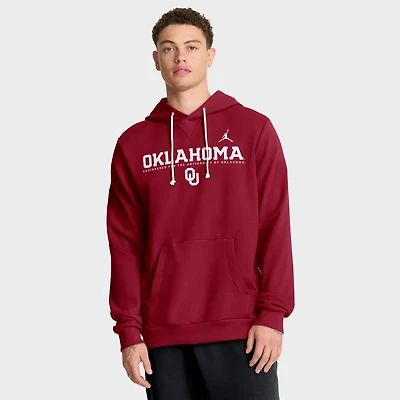 Jordan Brand Oklahoma Sooners 2025 Sideline Standard Issue Dri-FIT Hoodie