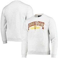 League Collegiate Wear Heathered Gray Arizona State Sun Devils Upperclassman Pocket Pullover Sweatshirt