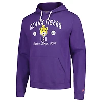 League Collegiate Wear LSU Tigers Bendy Arch Essential Pullover Hoodie
