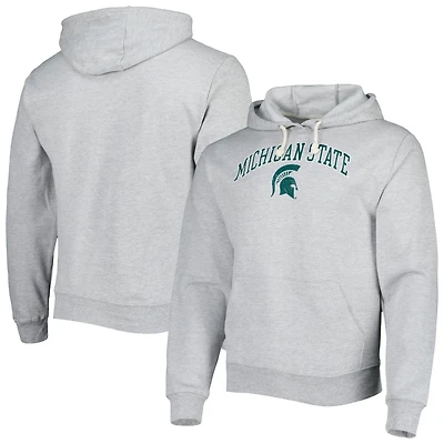 League Collegiate Wear Michigan State Spartans Arch Essential Pullover Hoodie