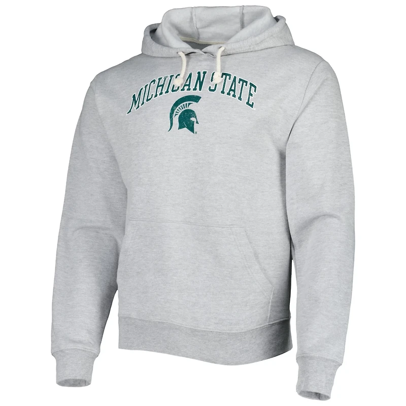 League Collegiate Wear Michigan State Spartans Arch Essential Pullover Hoodie