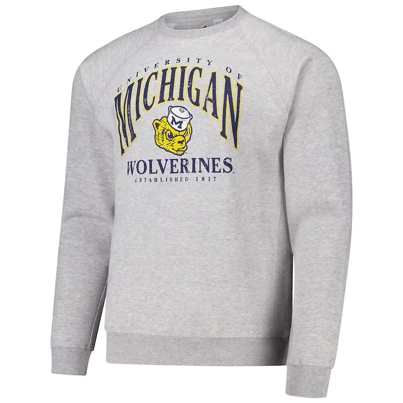 League Collegiate Wear Michigan Wolverines Tall Arch Essential 20 Pullover Sweatshirt