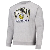 League Collegiate Wear Michigan Wolverines Tall Arch Essential 20 Pullover Sweatshirt