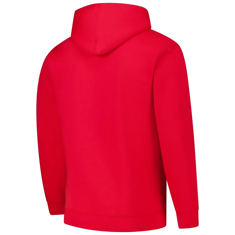 League Collegiate Wear Wisconsin Badgers Bendy Arch Essential 20 Pullover Hoodie