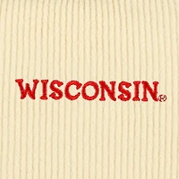League Collegiate Wear Wisconsin Badgers Timber Cropped Pullover Sweatshirt