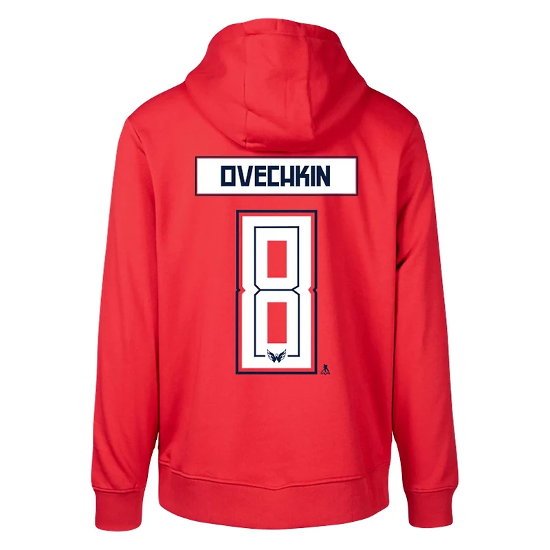 Levelwear Alexander Ovechkin Washington Capitals Podium Name  Number Pullover Hoodie