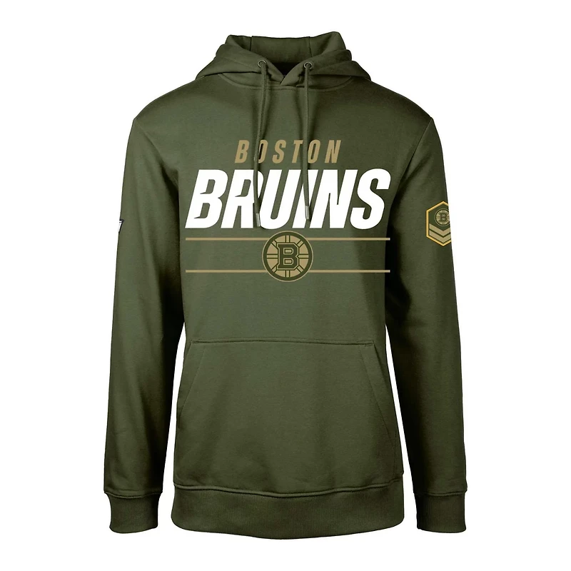 Levelwear Boston Bruins Delta Podium Fleece Pullover Hoodie