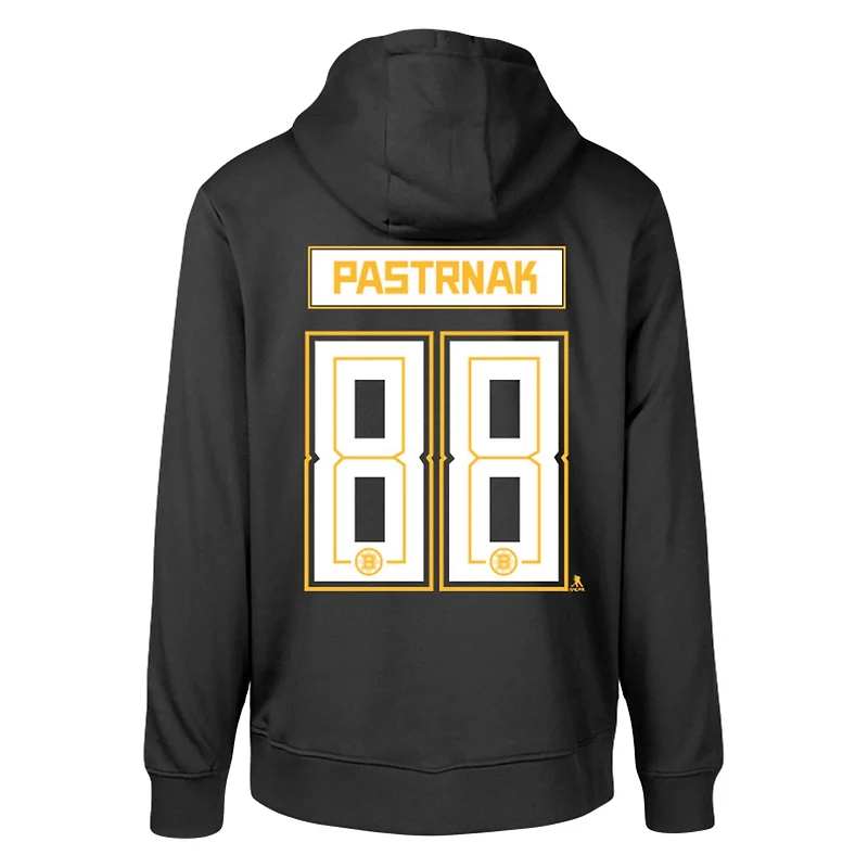 Levelwear David Pastrnak Boston Bruins Podium Name  Number Pullover Hoodie