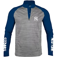 Levelwear New York Yankees Vandal Raglan Quarter-Zip Top