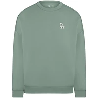 Levelwear Sage Los Angeles Dodgers Luxe Signature Tri-Blend Pullover Sweatshirt