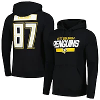 Levelwear Sidney Crosby Pittsburgh Penguins Podium Name  Number Pullover Hoodie