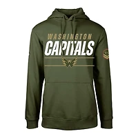 Levelwear Washington Capitals Delta Podium Fleece Pullover Hoodie