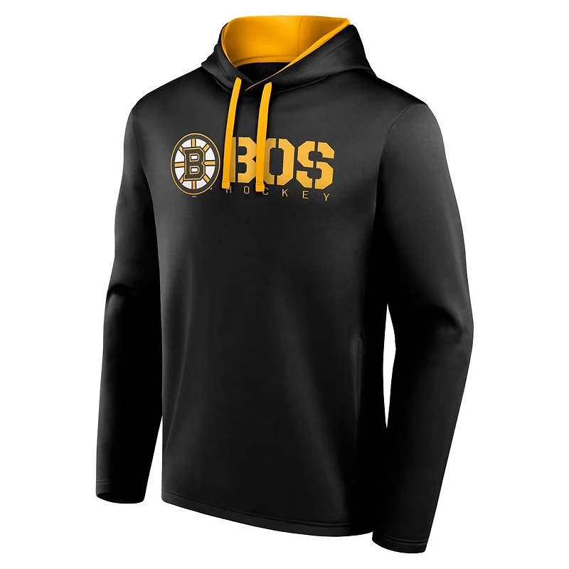 Logo Athletic Boston Bruins Head Start Pullover Hoodie