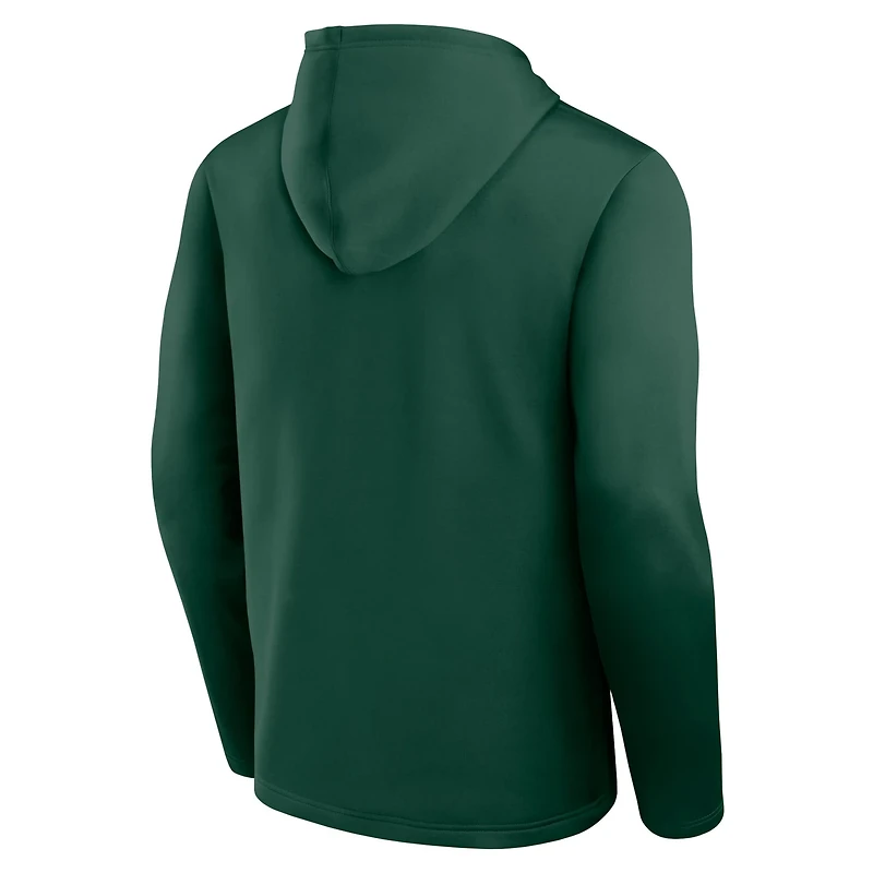 Logo Athletic Hunter Milwaukee Bucks Head Start Pullover Hoodie