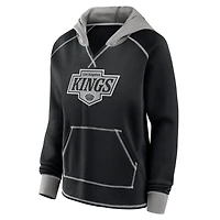 Logo Athletic Los Angeles Kings Hit It French Terry Full-Zip Hoodie