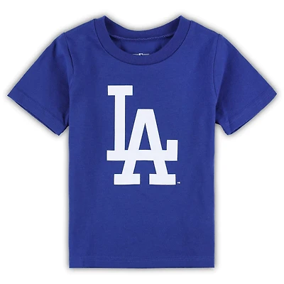 Los Angeles Dodgers Team Crew Primary Logo T-Shirt