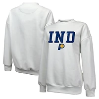 Majestic Threads Indiana Pacers Classic Tri-Blend Pullover Sweatshirt