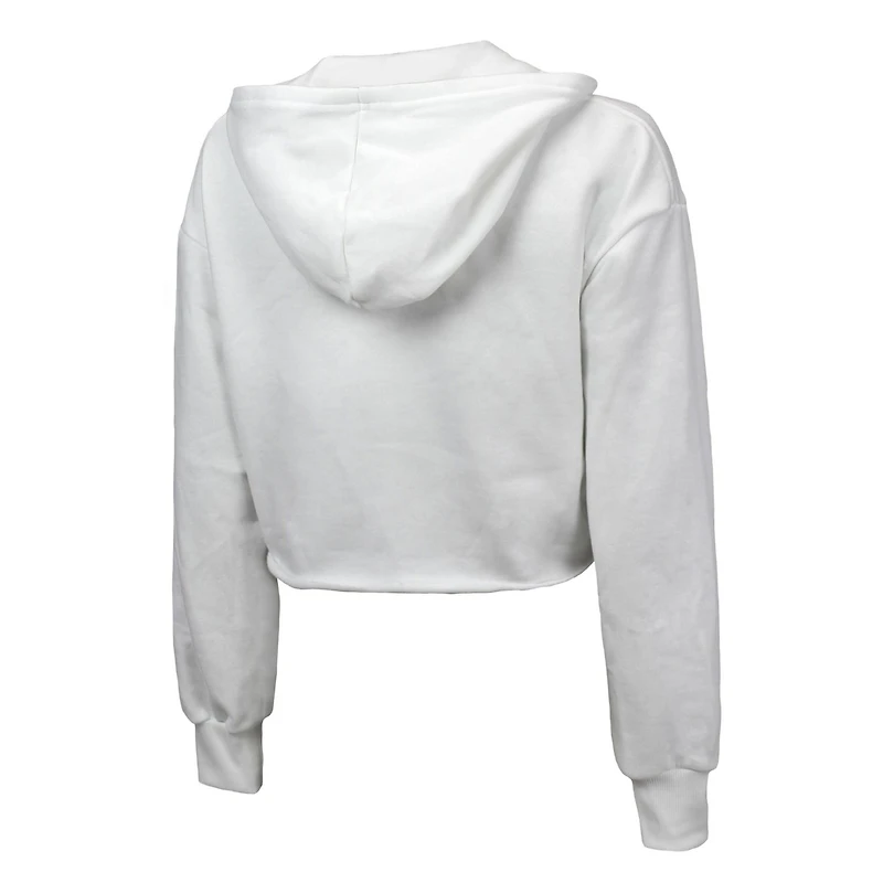 Majestic Threads Indiana Pacers Tri-Blend Cropped Pullover Hoodie