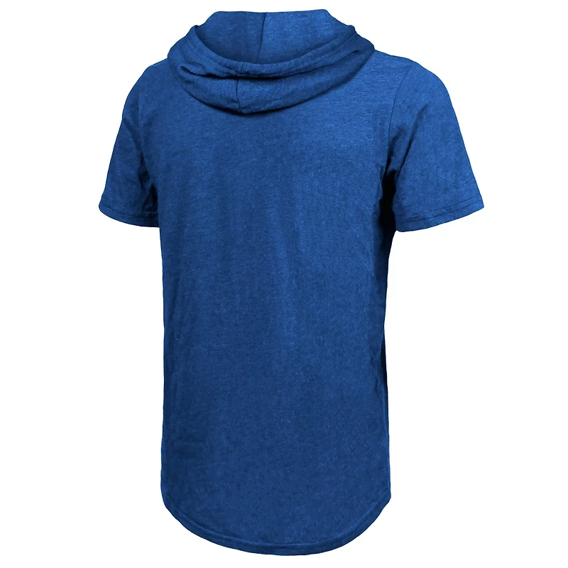 Majestic Threads New York Knicks Tri-Blend Hoodie T-Shirt