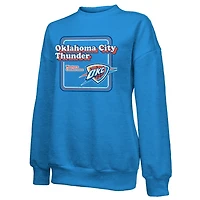 Majestic Threads Oklahoma City Thunder Classic Tri-Blend Pullover Sweatshirt
