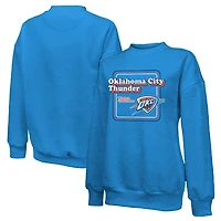 Majestic Threads Oklahoma City Thunder Classic Tri-Blend Pullover Sweatshirt