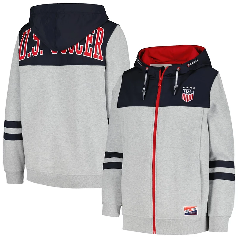 Men's 5th Ocean by New Era USWNT Throwback Full-Zip Hoodie
