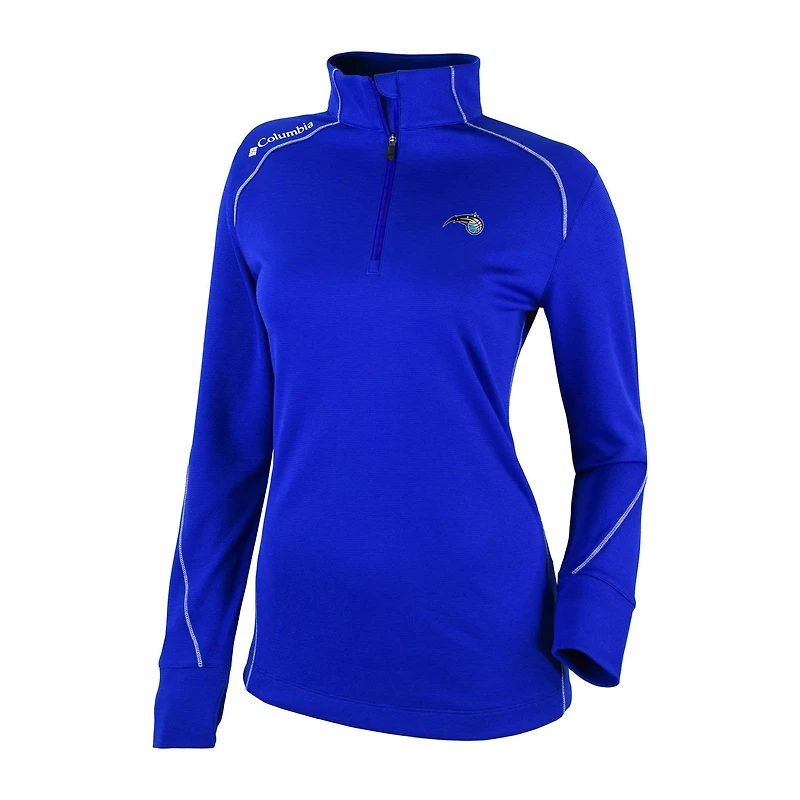 Men's Columbia Orlando Magic Omni-Wick Shotgun Quarter-Zip 20 Pullover