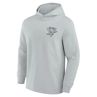 Men's Fanatics Pittsburgh Penguins Elements Lightweight Tri-Blend Fleece Hoodie