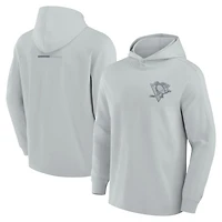 Men's Fanatics Pittsburgh Penguins Elements Lightweight Tri-Blend Fleece Hoodie