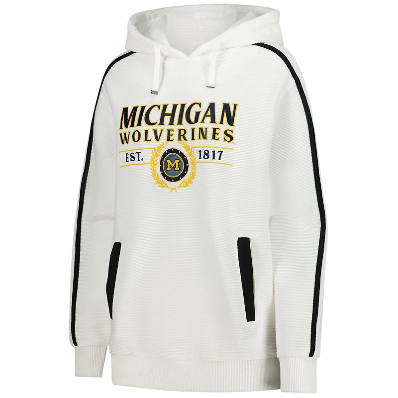 Men's Gameday Couture Michigan Wolverines Down Set Go Hoodie and Shorts Lounge