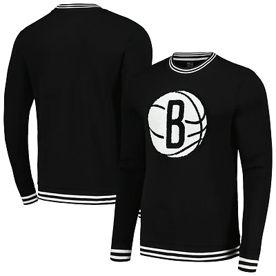 Men's Stadium Essentials Brooklyn Nets Club Level Pullover Sweatshirt