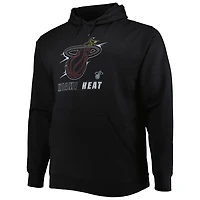 Miami Heat Big  Tall Heart  Soul Pullover Hoodie
