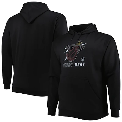 Miami Heat Big  Tall Heart  Soul Pullover Hoodie