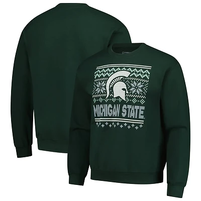 Michigan State Spartans Holiday Fleece Sweatshirt