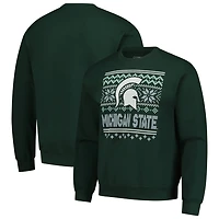 Michigan State Spartans Holiday Fleece Sweatshirt