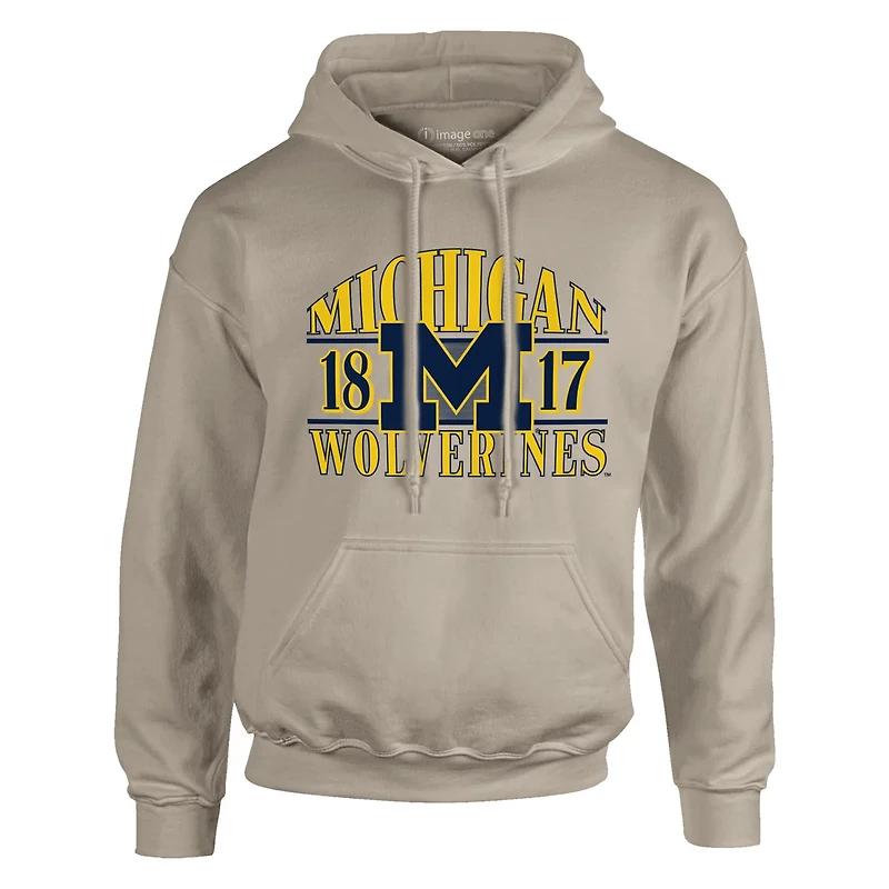 Michigan Wolverines Upper Arch Letters Pullover Hoodie